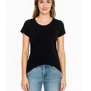 San Francisco City Lights Black Itty Bitty Fitted Tee T-Shirt Size XS NEW